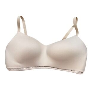 Auden Lightly Lined Wirefree Bra Beige Nude 34D 023124680 F315139